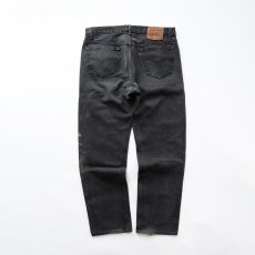 画像4: LEVI'S 501 BLACK DENIM PANTS "made in USA" "AS IS"【W36 x L30 程度】 (4)