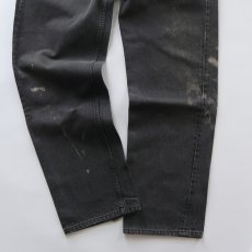 画像6: LEVI'S 501 BLACK DENIM PANTS "made in USA" "AS IS"【W36 x L30 程度】 (6)