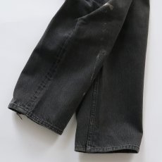 画像7: LEVI'S 501 BLACK DENIM PANTS "made in USA" "AS IS"【W36 x L30 程度】 (7)