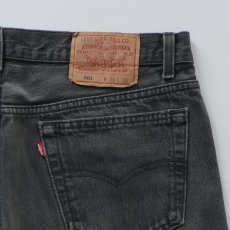 画像10: LEVI'S 501 BLACK DENIM PANTS "made in USA" "AS IS"【W36 x L30 程度】 (10)