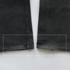 画像13: LEVI'S 501 BLACK DENIM PANTS "made in USA" "AS IS"【W36 x L30 程度】 (13)