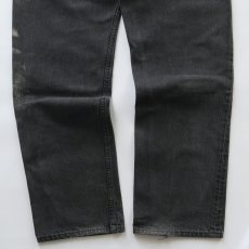 画像9: LEVI'S 501 BLACK DENIM PANTS "made in USA" "AS IS"【W36 x L30 程度】 (9)