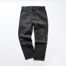 画像2: LEVI'S 501 BLACK DENIM PANTS "made in USA" "AS IS"【W36 x L30 程度】 (2)