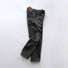 画像3: LEVI'S 501 BLACK DENIM PANTS "made in USA" "AS IS"【W36 x L30 程度】 (3)