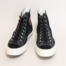 画像1: 【NEW】CONVERSE ALL STAR "Chuck Taylor" High NUBUCK x NYLON SHOES 【BLACK / Size : 9 1/2】 (1)