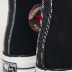 画像7: 【NEW】CONVERSE ALL STAR "Chuck Taylor" High NUBUCK x NYLON SHOES 【BLACK / Size : 9 1/2】 (7)