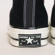 画像10: 【NEW】CONVERSE ALL STAR "Chuck Taylor" High NUBUCK x NYLON SHOES 【BLACK / Size : 9 1/2】 (10)