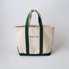 画像1: 80's L.L. Bean "BOAT AND TOTE" COTTON CANVAS TOTE BAG "Bessemer Trust" (1)