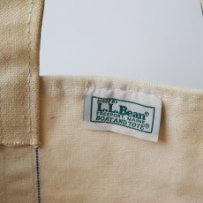 画像11: 80's L.L. Bean "BOAT AND TOTE" COTTON CANVAS TOTE BAG "Bessemer Trust" (11)