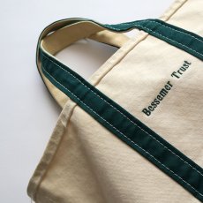 画像10: 80's L.L. Bean "BOAT AND TOTE" COTTON CANVAS TOTE BAG "Bessemer Trust" (10)