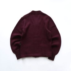 画像2: 50's NELSON KNITTING MILLS CO. WOOL KNIT AWARD CARDIGAN (2)