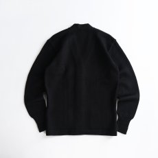 画像2: 50's Kandel BLACK WOOL KNIT AWARD CARDIGAN (2)