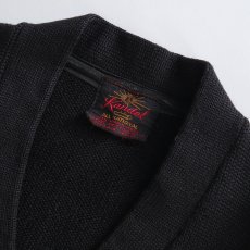 画像6: 50's Kandel BLACK WOOL KNIT AWARD CARDIGAN (6)