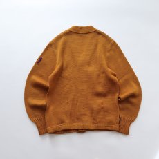 画像3: 50's NELSON KNITTING MILLS CO. WOOL KNIT LETTERED AWARD CARDIGAN (3)