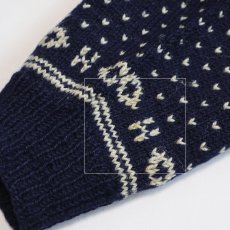 画像8: OLD UNKNOWN BRAND WOOL KNIT NORDIC CARDIGAN (8)