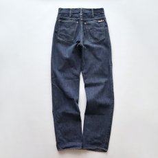 画像4: 〜60's PENNEY'S "FOREMOST" VAT-DYED DENIM 5-POCKET PANTS 【SIZE : W28 x L32 程度】 (4)