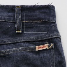 画像13: 〜60's PENNEY'S "FOREMOST" VAT-DYED DENIM 5-POCKET PANTS 【SIZE : W28 x L32 程度】 (13)