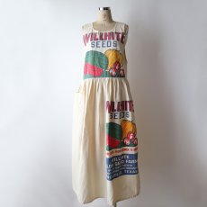 画像9: OLD SACKS ROUTE 1 COTTON FEED SACK DRESS (9)