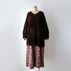 画像12: 〜90's CLASSIQUES ENTIER RAYON ACRYLIC VELOUR KNIT V NECK TOP (12)