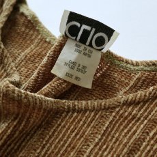 画像8: 80's CLIO RAYON VELOUR KNIT TOP "MADE IN USA" (8)