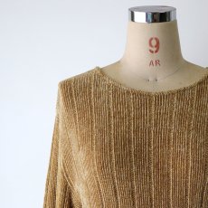 画像10: 80's CLIO RAYON VELOUR KNIT TOP "MADE IN USA" (10)