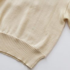 画像11: 60's Standard KNITTING CO. WOOL KNIT LETTERED V NECK AWARD SWEATER (11)