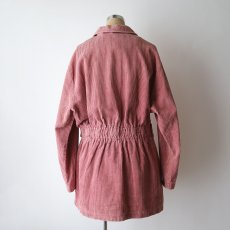 画像12: UNKNOWN BRAND COTTON WIDE WALE CORDUROY HALF COAT (12)