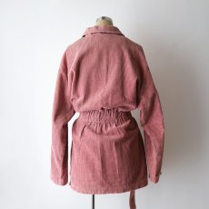 画像13: UNKNOWN BRAND COTTON WIDE WALE CORDUROY HALF COAT (13)