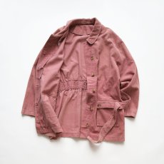 画像2: UNKNOWN BRAND COTTON WIDE WALE CORDUROY HALF COAT (2)