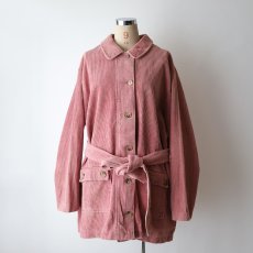 画像9: UNKNOWN BRAND COTTON WIDE WALE CORDUROY HALF COAT (9)