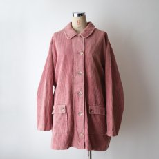 画像8: UNKNOWN BRAND COTTON WIDE WALE CORDUROY HALF COAT (8)