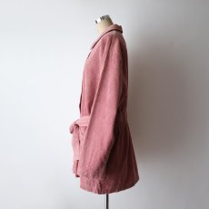 画像11: UNKNOWN BRAND COTTON WIDE WALE CORDUROY HALF COAT (11)