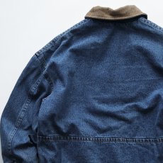 画像8: 〜90's BRAETAN COTTON DENIM CHECK FLANNEL LINING TRUCKER JACKET (8)