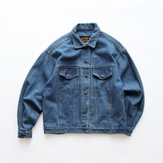 画像1: 80's Eddie Bauer COTTON DENIM TRUCKER JACKET (1)