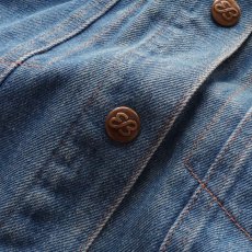 画像9: 80's Eddie Bauer COTTON DENIM TRUCKER JACKET (9)