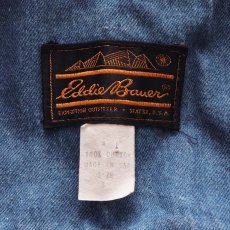 画像10: 80's Eddie Bauer COTTON DENIM TRUCKER JACKET (10)