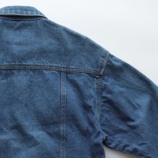 画像5: 80's Eddie Bauer COTTON DENIM TRUCKER JACKET (5)