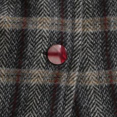 画像8: UNKNOWN BRAND WOOL TWEED CHECK 4B JACKET (8)