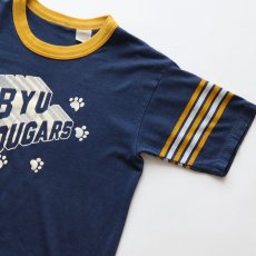 画像3: 〜80's Velva Sheen PRINT S/S FOOTBALL TEE "BYU COUGARS" (3)