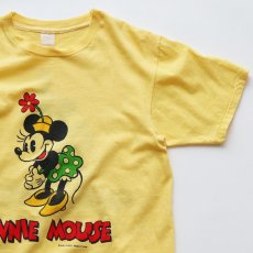 画像4: 70's-80's Walt Disney CHARACTER COTTON W-PRINT S/S TEE "MINNIE MOUSE" (4)