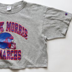 画像3: 80's Champion COTTON RAYON PRINT S/S CROPPED TEE "MARK MORRIS MONARCHS" (3)