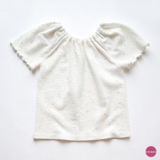 画像1: 80's Julie KNITWEAR COLOR NEP WAFFLE S/S TOP (1)