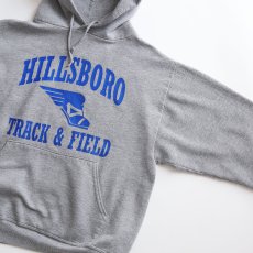 画像3: 80's UNKNOWN BRAND PRINT SWEAT PULLOVER PARKA "HILLSBORO TRACK & FIELD" (3)