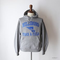 画像10: 80's UNKNOWN BRAND PRINT SWEAT PULLOVER PARKA "HILLSBORO TRACK & FIELD" (10)