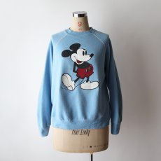 画像12: 80's Disney CASUALS "MICKEY" PRINT CREW NECK SWEAT (12)