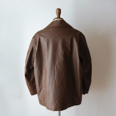 画像11: 60's Fingerhut FAKE LEATHER QUILTED LINING CAR COAT (11)