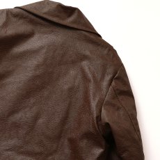 画像6: 60's Fingerhut FAKE LEATHER QUILTED LINING CAR COAT (6)