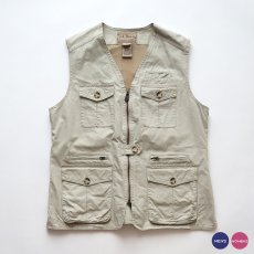 画像1: L.L. Bean COTTON Lt.CANVAS PHOTGRAPHER VEST (1)