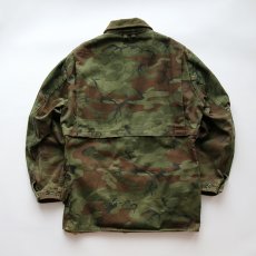 画像3: 〜70's SEARS "Ted Williams BRAND" COTTON DRILL LEAF CAMOUFLAGE HUNTING JACKET (3)