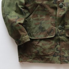 画像5: 〜70's SEARS "Ted Williams BRAND" COTTON DRILL LEAF CAMOUFLAGE HUNTING JACKET (5)